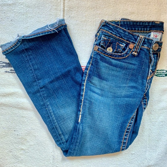 True Religion Denim - True Religion World Tour Top Stitch Flare Jeans 29